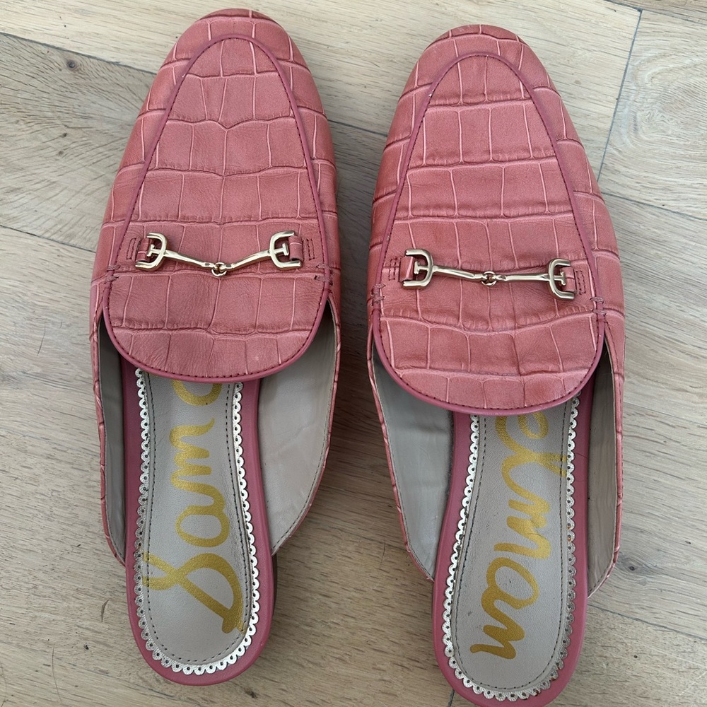 Sam Edelman Pink Mule Loafers
